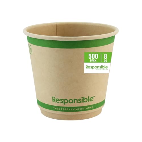 Responsible Products Brown / 500 / 8 Ounces Cups