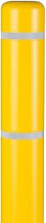 BollardGard 4" x 72" Bollard Cover Yellow - Innoplast (Yellow White Tape)