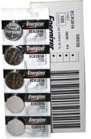 Energizer CR2016 Lith Coin 3V 20 Pcs