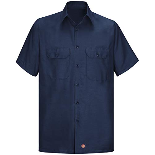 Red Kap X-Large Tall / Navy / Solid Rip Stop Shirt Tops
