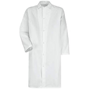 Red Kap Large / White / Gripper Front Butcher Frock Clothing