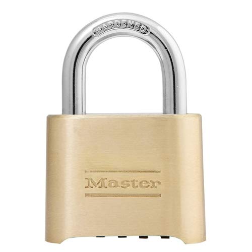 Combination Padlock Only (no Key is Included) (Pack of 12 pcs) by Master Lock – Alloy Steel, Brass, Pack of 12