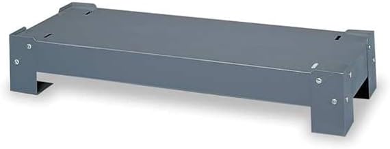 Durham 382-95 Gray Cold Rolled Steel Base for 9" Deep Bins, 33-3/4" Width x 5-3/4" Height x 9" Depth