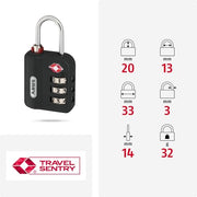 ABUS 140x190cm / Black / Compact Combination Padlocks