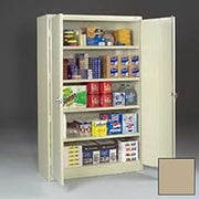 Tennsco All-Welded Jumbo Storage Cabinet, 48X18X78, Gray