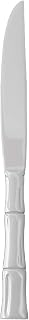 Fortessa Royal Pacific 18/10 Stainless Steel Flatware Solid Handle Steak Knife, Set of 12,Silver