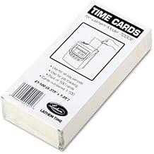 LTHE7100 - Time Card for Lathem Model 7000E