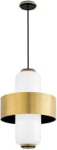 Martyn Lawrence BULLARD X Melrose 6 Light Pendant 22 in. Vintage Brass/Soft Black