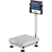 NTEP Bench Scale with LED Display by Global Industrial – Steel Frame/Stainless Steel Pan, Silver, Model OP-915-1214-100 LED-PL