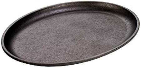 Lodge Preseasoned Cast Iron Jumbo Oval Serving Griddle - 3 per case.
