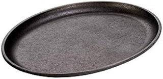 Lodge Preseasoned Cast Iron Jumbo Oval Serving Griddle - 3 per case.