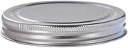 PacknWood 294DELC89AL 3.54 in. Bokotwist Reusable Aluminum Lid for Jar - 80 Piece