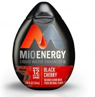 Kraft Mio Water Enhancer, Black Cherry, 1.08 Ounce (Pack of 12)