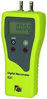 TPI 621 Dual Differential Input Manometer, 5 Digit LCD, +/-0.5 percent Accuracy, 0.01" H2O Resolution, +/-120" H2O Range