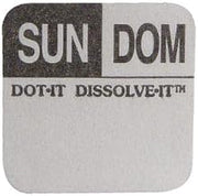 Dot-It - 81446 - Dissolve-It 1 in x 1 in Sunday Label