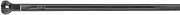 Thomas & Betts TY24MX 6" Black Cable Ties, 40 lb Tensile Strength, Stainless Steel Barb and Infinite Locking Positions, Weather and UV Resistant Nylon for Indoor and Outdoor Use, 1000 Pack