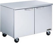Kool-It KUCR-36-2 Two-Section Undercounter Reach-in Refrigerator, 9.5 Cubic Feet