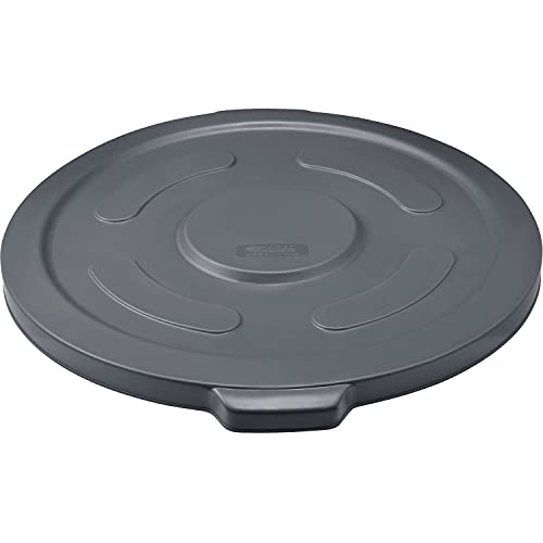 Global Industrial Gray / 27.5" Diameter x 2.5"H / Utilitarian Trash Can Lids