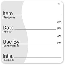 DayMark - 114238 - ToughMark 2 in x 2 in Use By/Shelf Life/Use By