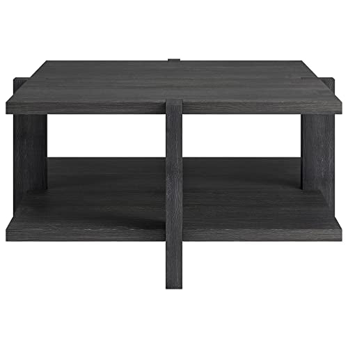 Henn&Hart Dark Gray / 35" Wide / Modern Coffee Tables