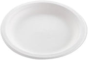 Genpak HF809 Molded Fiber 8.75" Round Plate - 500 / CS