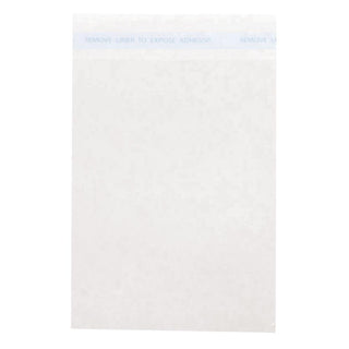 Lip-N-Tape Clear 1.2 mil Poly Bag - 4 3/4"L x 6 1/2"H by HUBERT – One Size