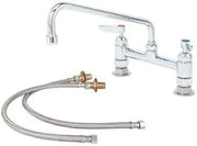 Exact FIT for T&S Brass B-0221-CR-KIT Faucet Double Pantry Deck Mount - Replacement Part by MAVRIK