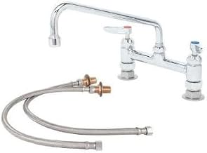 Exact FIT for T&S Brass B-0221-CR-KIT Faucet Double Pantry Deck Mount - Replacement Part by MAVRIK