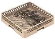 Vollrath Traex Full Size Flatware Rack, with (1) open extender, full size, 19-3/4"W x 19-3/4"D x 5-9/16"H, (compartment 4-13/16"H), handles on all 4 sides, double wall construction, co-polymer plastic, specify color, NSF, Made in USA, TR2A