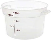 Cambro (RFS12PP190) 12 qt Round Polypropylene Food Storage Container - Camwear®