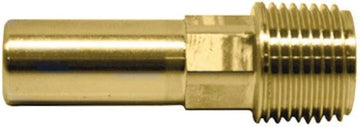 John Guest Brass Male Stem Adapter NPT - 22mm x 1 NPT