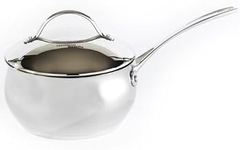 Hamilton Beach Stainless Gourmet Pro 3 Quart Covered Sauce Pan
