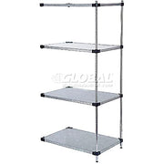 Galvanized Steel by Nexel – 54" Wx18 Dx63 H, Galvanized Steel, Grey, Model A18546SZ5