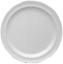 Yanco Nessico Collection Melamine 5 1/2", Round Plate White Box of 48