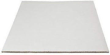 Vineland Packaging Single Wall Half Sized Sheet Cake Board Coated White, 19" Length x 14" Width | 50/Case