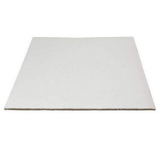 Single Wall Rectangular Cake Board Coated White by Vineland Packaging – White, Pack of 50, Model 23563