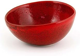 Front of the House DBO142RDP23 Kiln Bowl, 2.5" Height, 5" Diameter, 10 oz., Porcelain, Chili (Pack of 12)