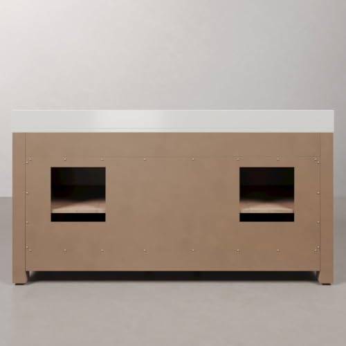 Water Creation 72" Width / Toffee Latte / 1 Bathroom Vanities