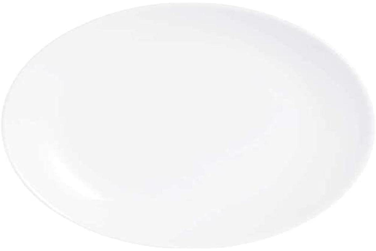 Dessert Plate Glass by Arcoroc – Teller flach 19cm, Glass, White, Model ARC N9362