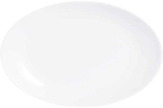 Dessert Plate Glass by Arcoroc – Teller flach 19cm, Glass, White, Model ARC N9362