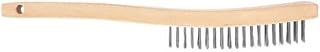DEWALT DW49703 Row Curved Handle Carbn Wire brush, 3-Inch X 19-Inch
