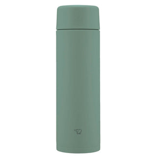 Water Bottle by Zojirushi – 16.2 Ounces, 480.0 milliliters, Stainless Steel, matte green, Model SM-ZB48-GM