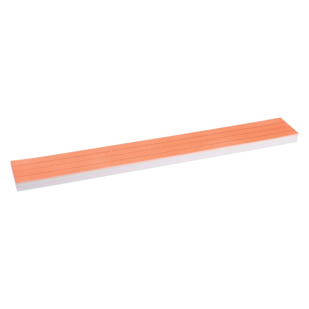 ASE Pacon Sentence Strips – 100 Count (Pack of 1), Tagboard, Assorted Colors, Model PAC5165