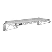 Commercial Chrome Wire Shelving Wall Shelf 24 x 48 - NSF by KPS – Metal