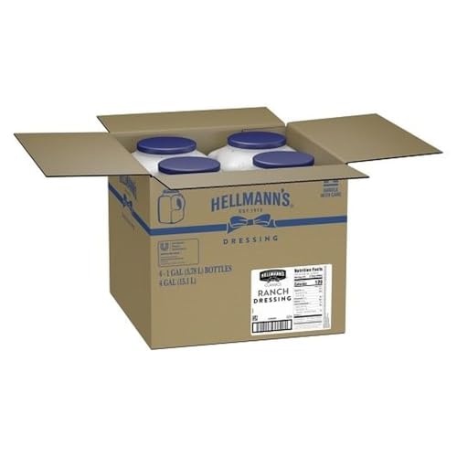 HELLMANN'S Ranch / 128 Ounce (Pack of 4) / Off white Ranch