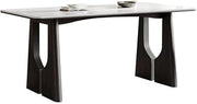 Coffee Table Solid Wood Dining Table and Chairs Vintage Black Small Living Room Table Mesa para Centro De Sala(180x90x75cm)
