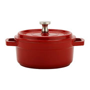 GET 0.25 Quart / Round / Red / White Dutch Ovens