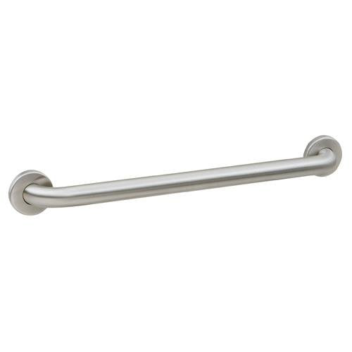 B- - 42 in by 1 1/4 in Straight Grab Bar with Peened Finish by Bobrick – Stainless Steel, Silver, Model 5806.99X42