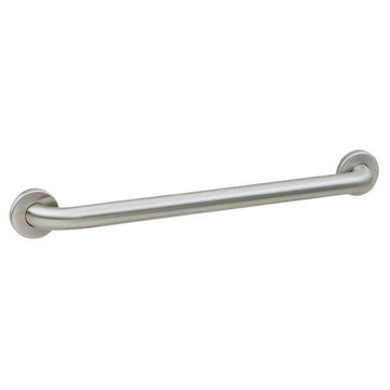 B- - 42 in by 1 1/4 in Straight Grab Bar with Peened Finish by Bobrick – Stainless Steel, Silver, Model 5806.99X42