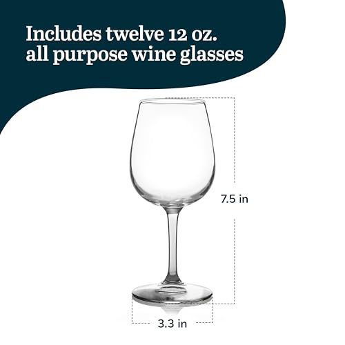 Libbey All Purpose 12 / 12 count / Party Set Wine Glasses